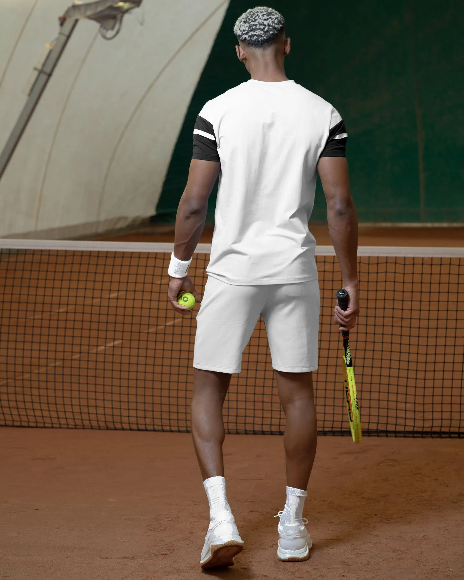 Short comme des loups Wimbledon BLANC / NOIR