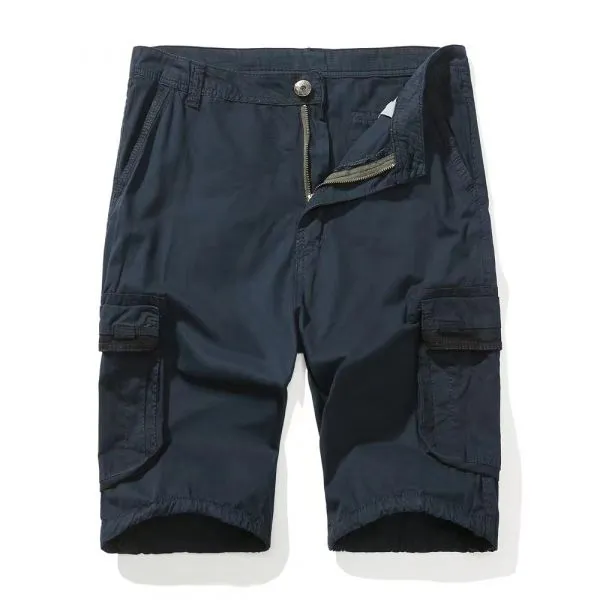 Short coton cargo classique pour homme