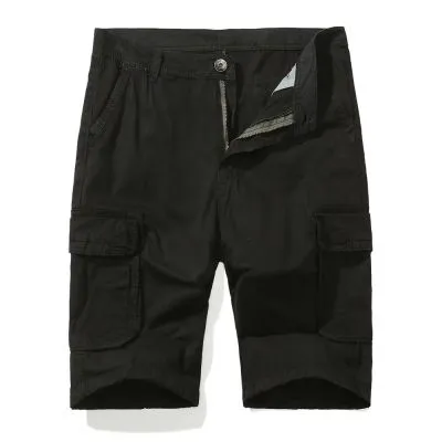 Short coton cargo classique pour homme