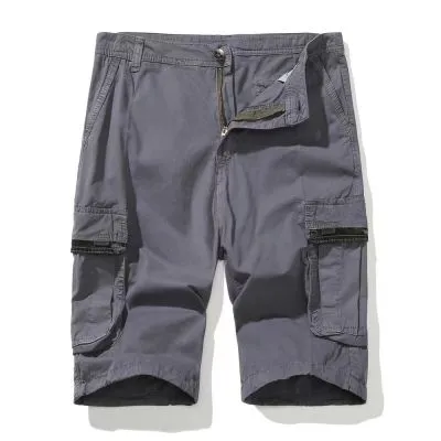 Short coton cargo classique pour homme