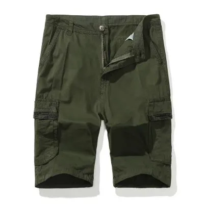 Short coton cargo classique pour homme