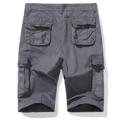 Short coton cargo classique pour homme