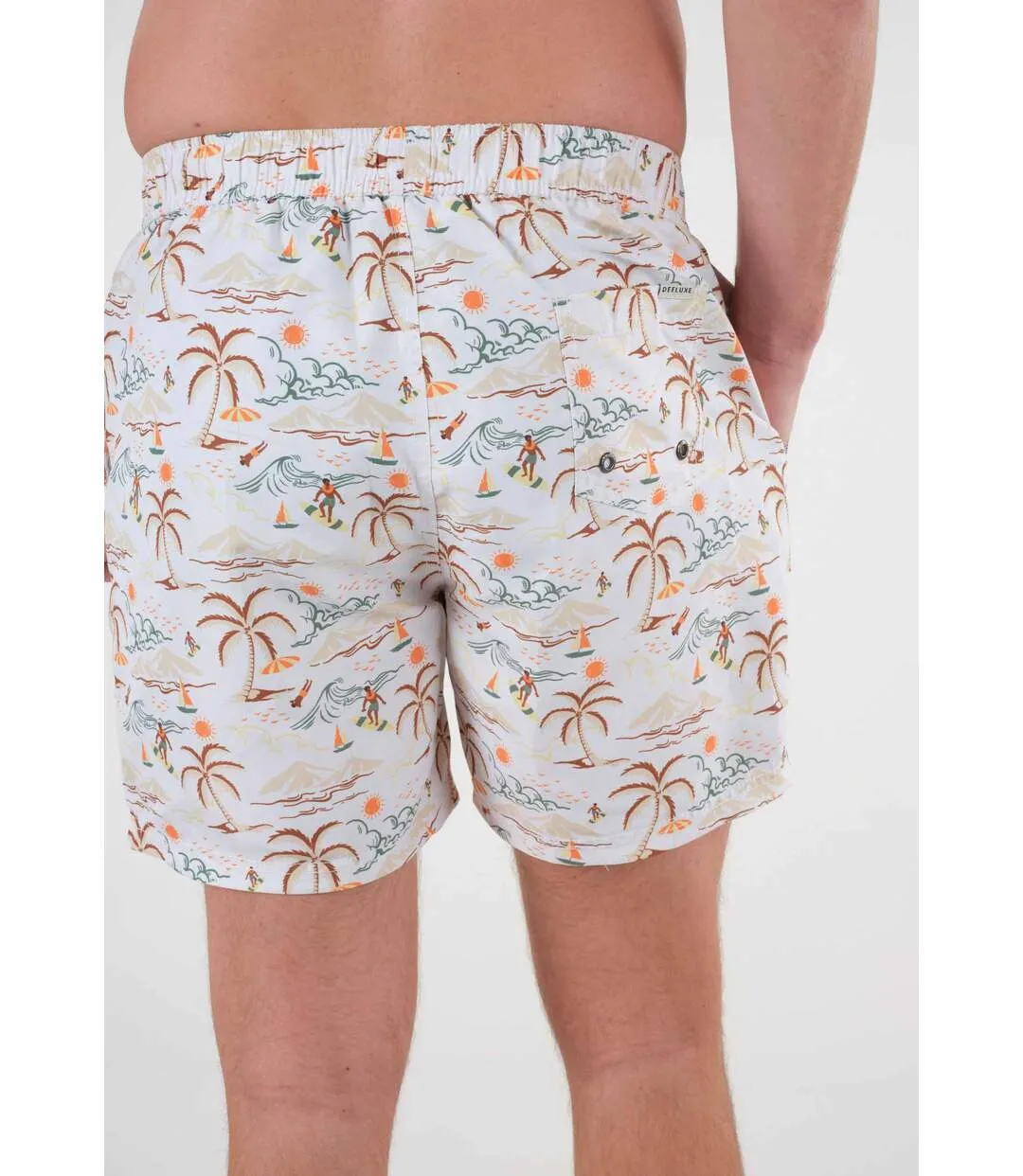 Short de bain imprimé palmiers HAWAI