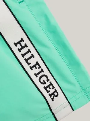 Short de bain mi-long Hilfiger Monotype | Vert | Tommy Hilfiger