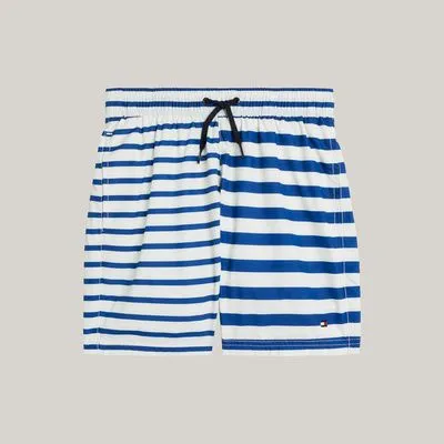 Short de bain mi-long TH Essential | Blanc | Tommy Hilfiger