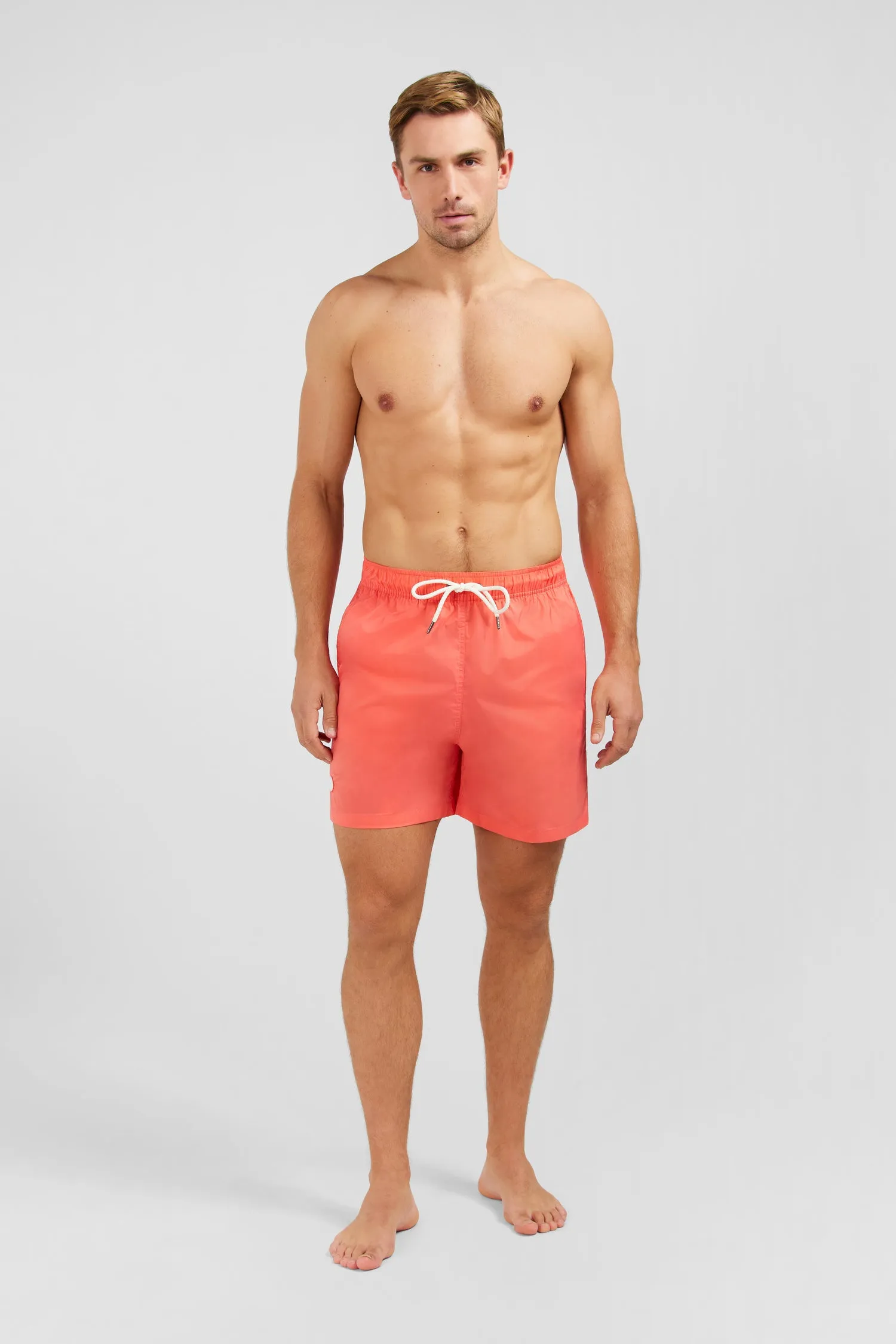 Short de bain rose