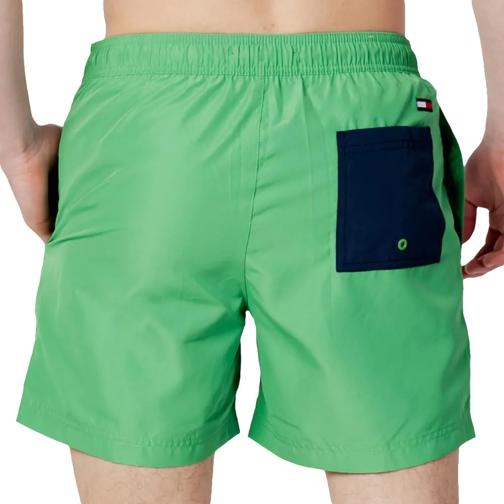 Short de bain Vert/Marine Homme Tommy Hilfiger Drawstring