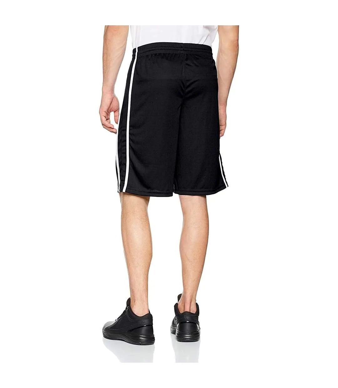 Short de basketball hommes noir/blanc Spiro