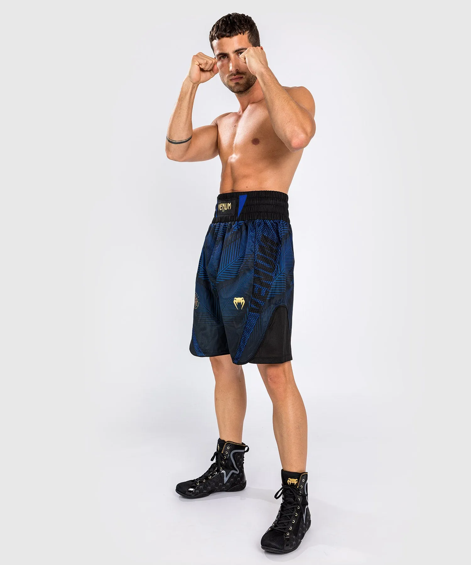 Short de Boxe Venum Phantom Loma - Noir/Bleu