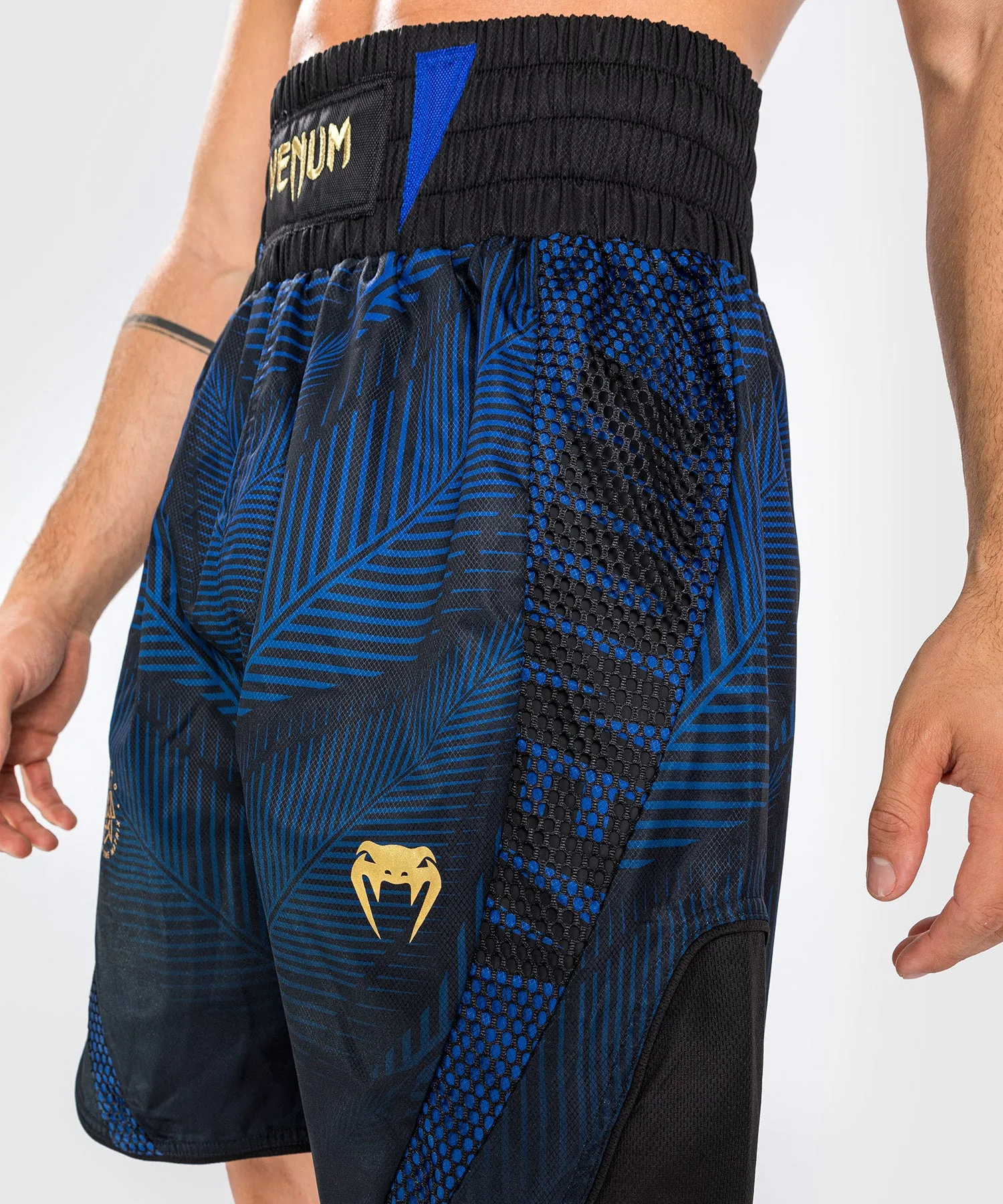 Short de Boxe Venum Phantom Loma - Noir/Bleu