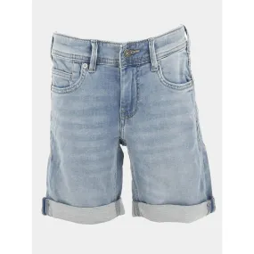 Short en jean scotty 3 bleu clair garçon - Teddy Smith | wimod