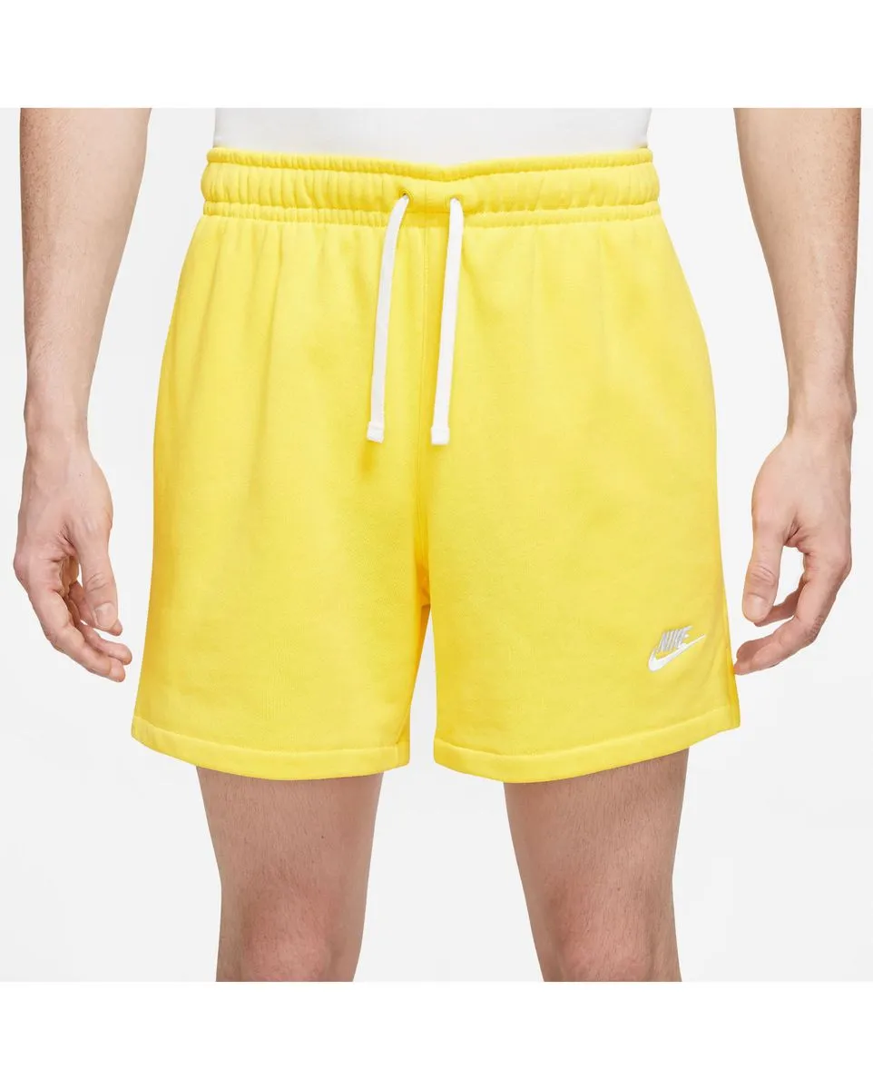 Short Homme M NK CLUB FT FLOW SHORT Jaune