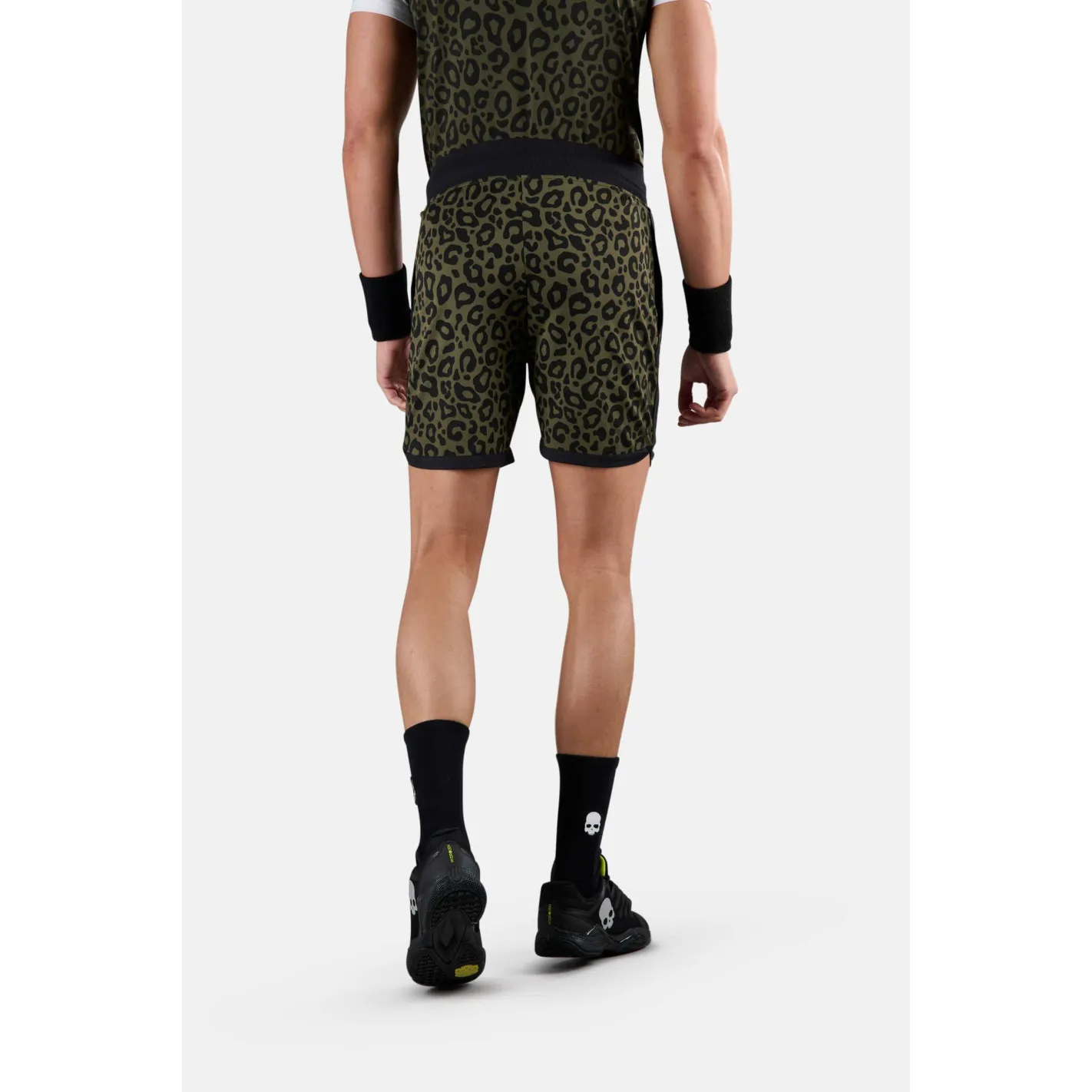 Short HYDROGEN Homme PHANTER TECH Kaki / Noir PE 2023