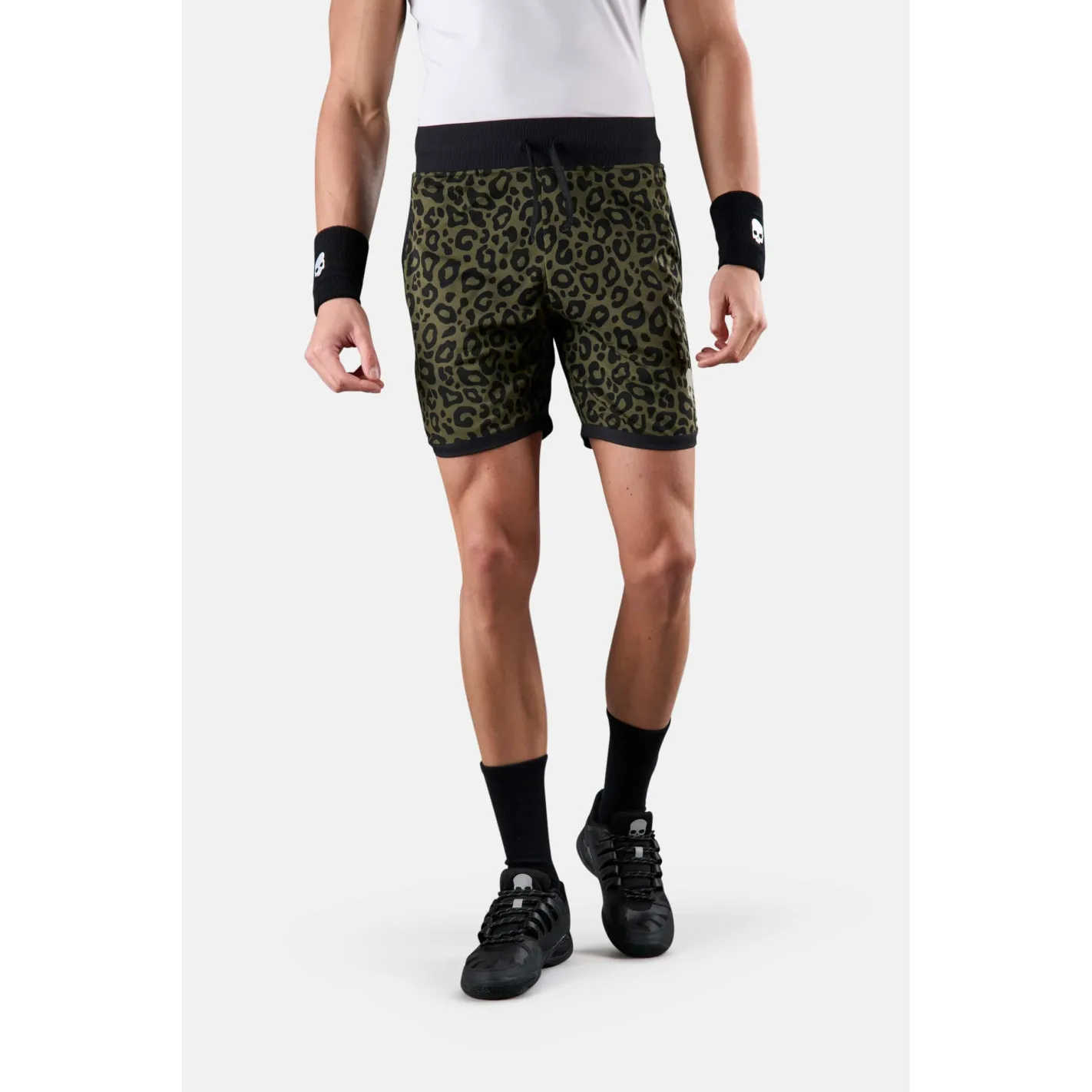 Short HYDROGEN Homme PHANTER TECH Kaki / Noir PE 2023