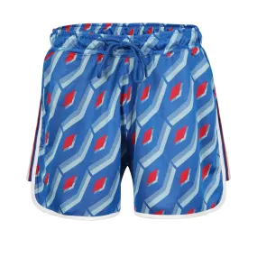 Short retro jacquard bleu multicolore Umbro - Bermuda / Short Homme sur MenCorner