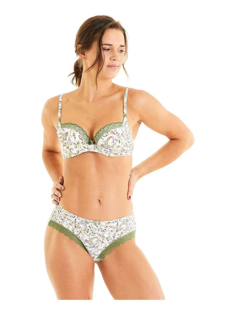 Soutien-gorge ampliforme coque moulée EOLE - Pomm'Poire - Vert