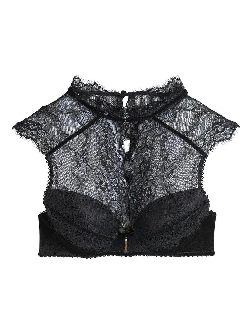 Soutien-gorge ampliforme coque moulée MAGIQUE - Pomm'Poire - Noir