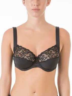 Soutien-gorge armaturé non préformé Havanna - Noir