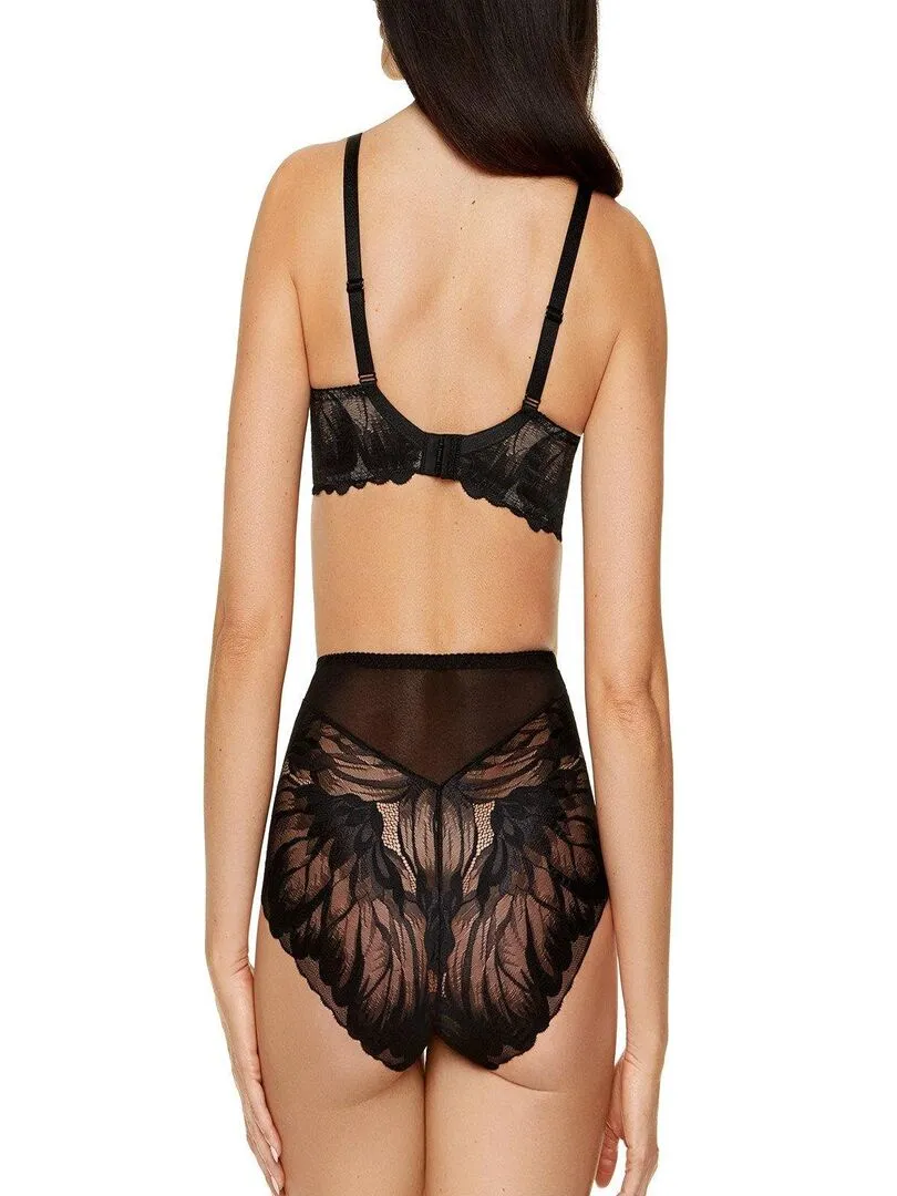 Soutien-gorge balconnet paddé Moon - Noir