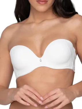 Soutien-gorge bandeau préformé Melody Mariage - Ecru