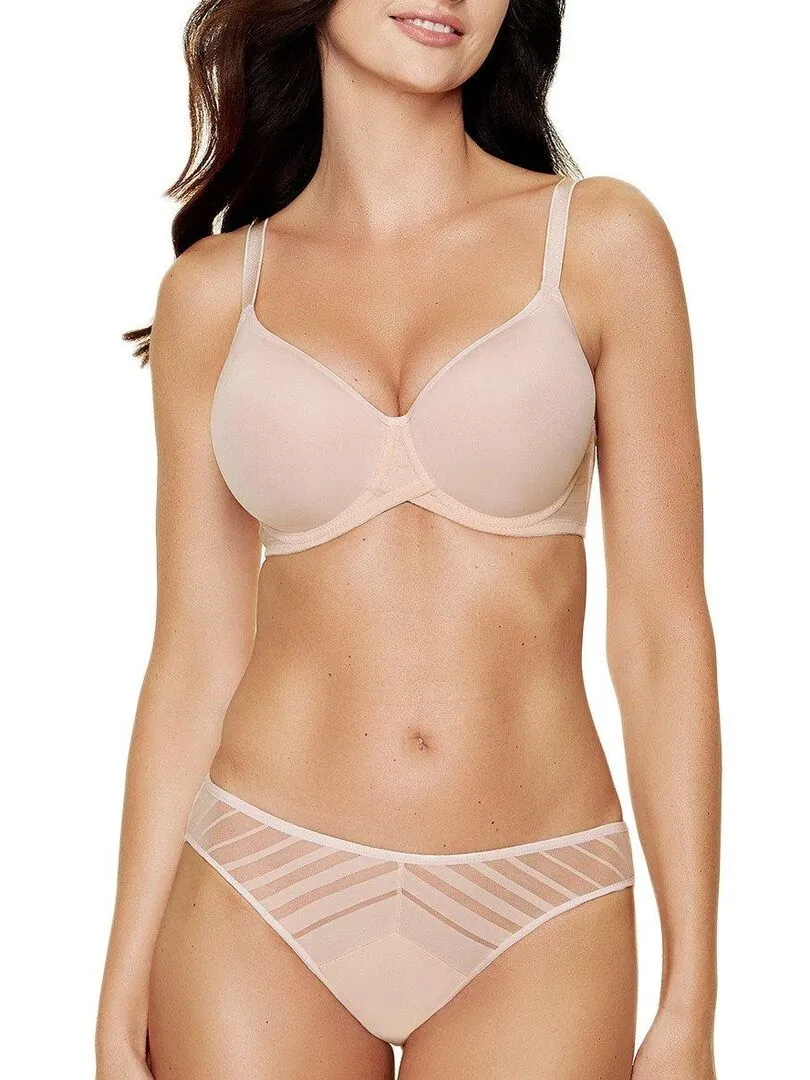 Soutien-gorge bonnets lisses Luna - Beige