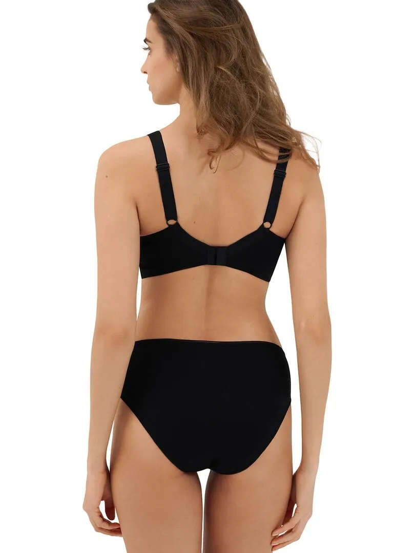 Soutien-gorge d'allaitement préformé sans armatures Lucy - Noir