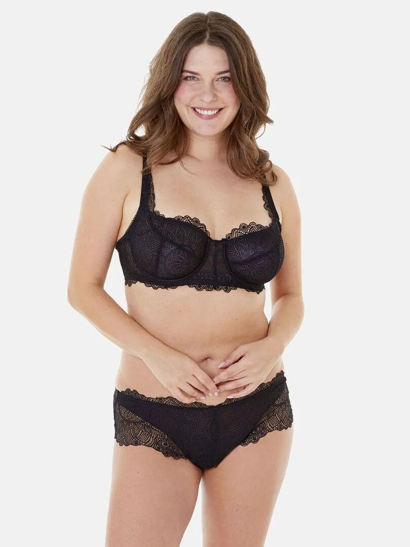 Soutien-gorge grand maintien C, D et E INSOLENTE - Pomm'Poire - Noir