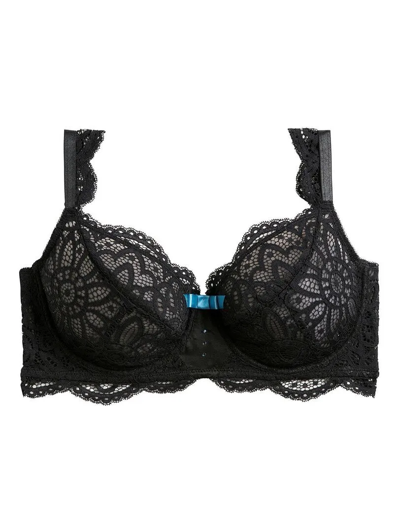 Soutien-gorge grand maintien RIVALE - Pomm'Poire - Noir