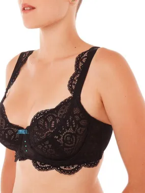 Soutien-gorge grand maintien RIVALE - Pomm'Poire - Noir