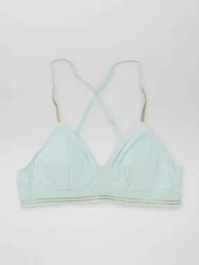 Soutien-gorge pailleté - bleu