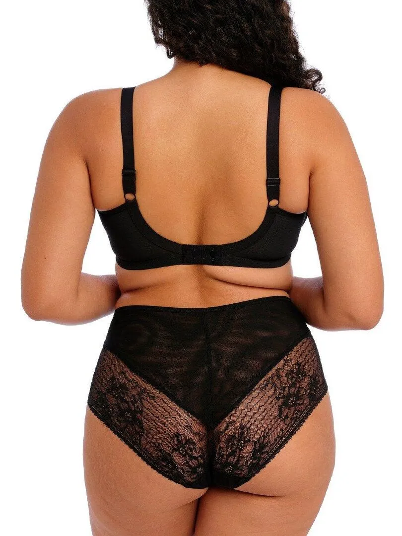 Soutien-gorge plongeant avec renfort latéral Kendra - Noir