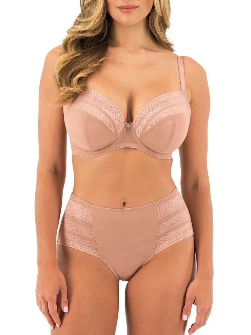 Soutien-gorge plongeant Devote - Marron