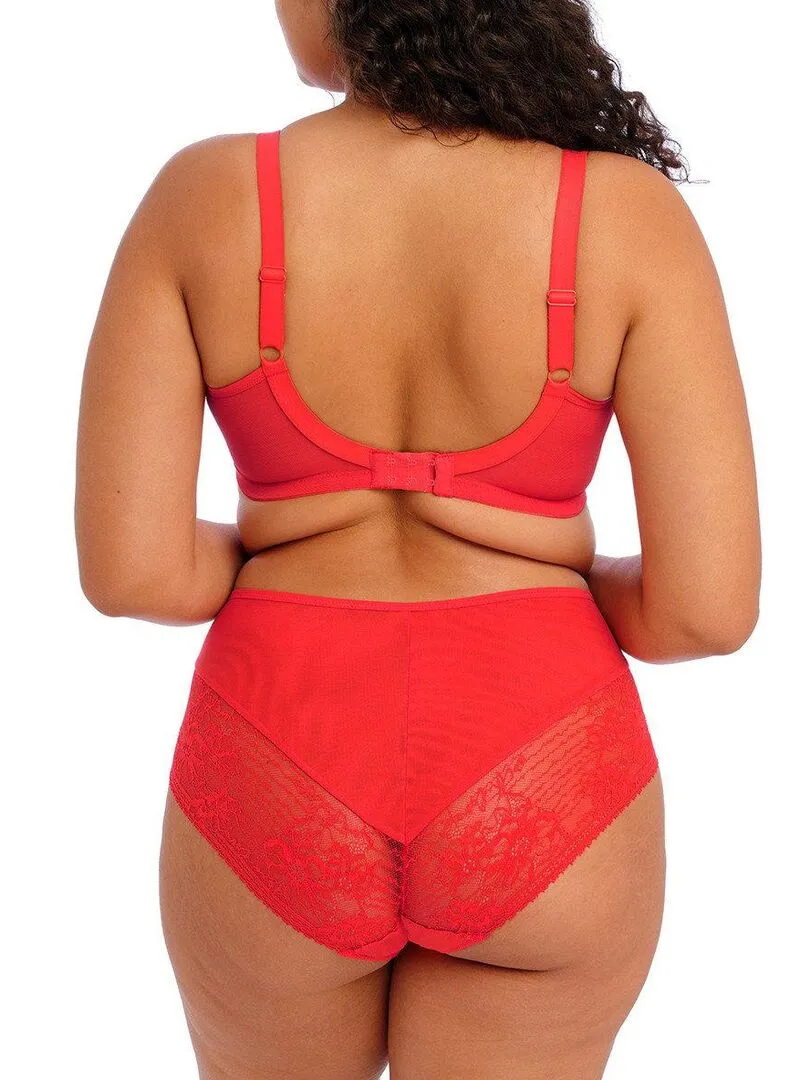 Soutien-gorge plongeant grande taille à armatures Kendra - Rouge