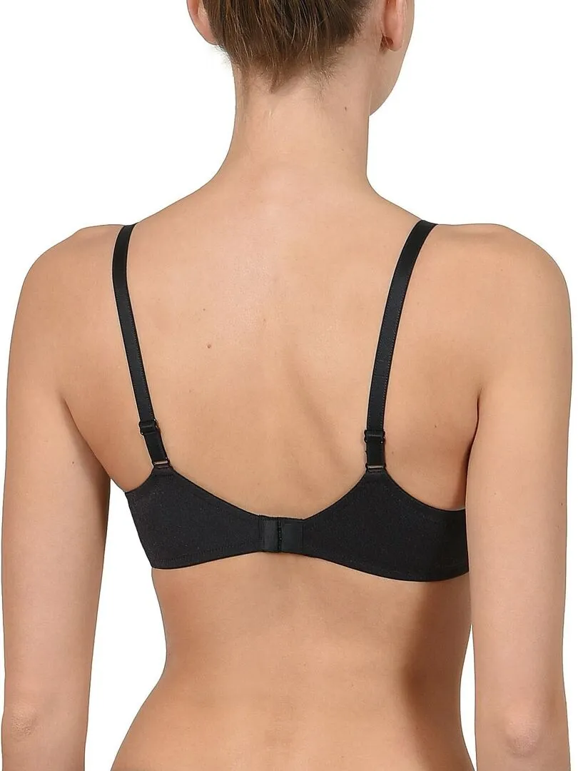 Soutien-gorge préformé Caroline noir F à H - Noir