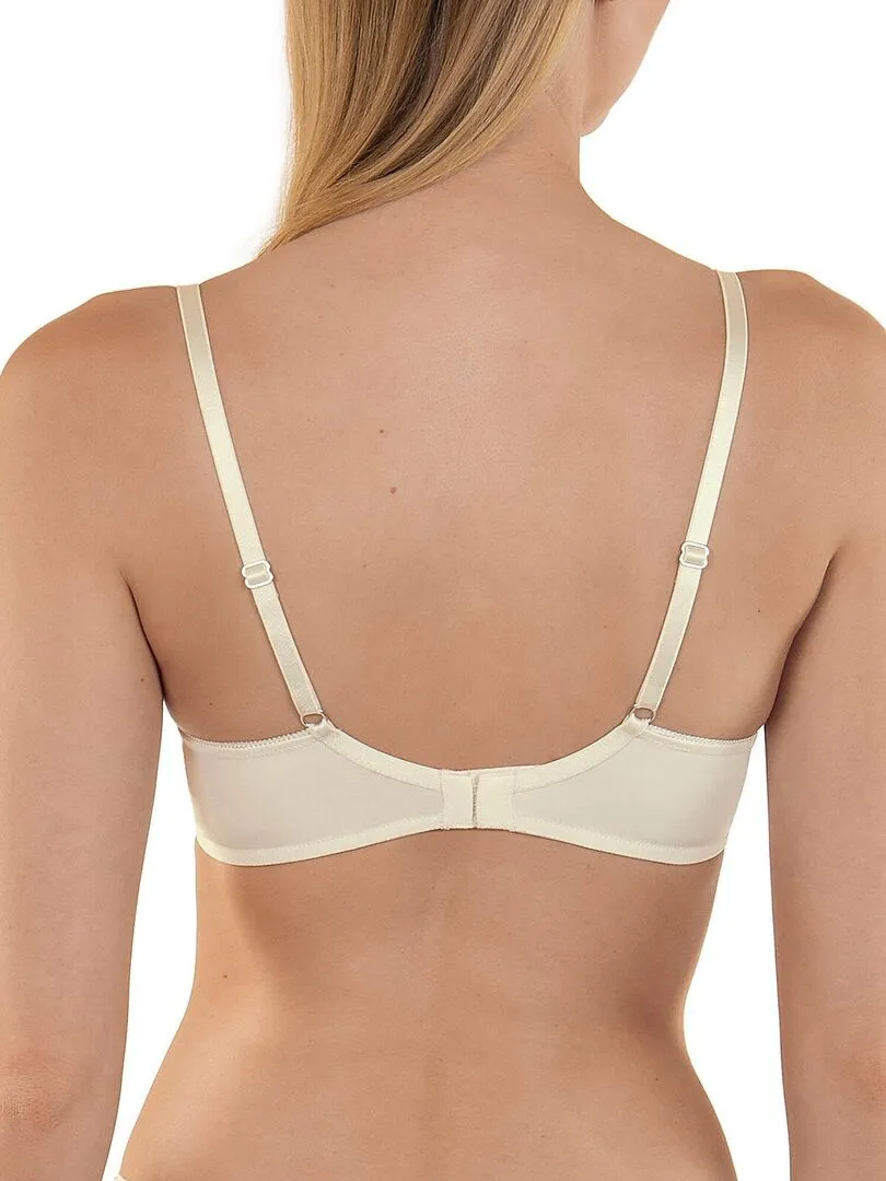 Soutien-gorge préformé Rhapsody ivoire B à E - Ecru