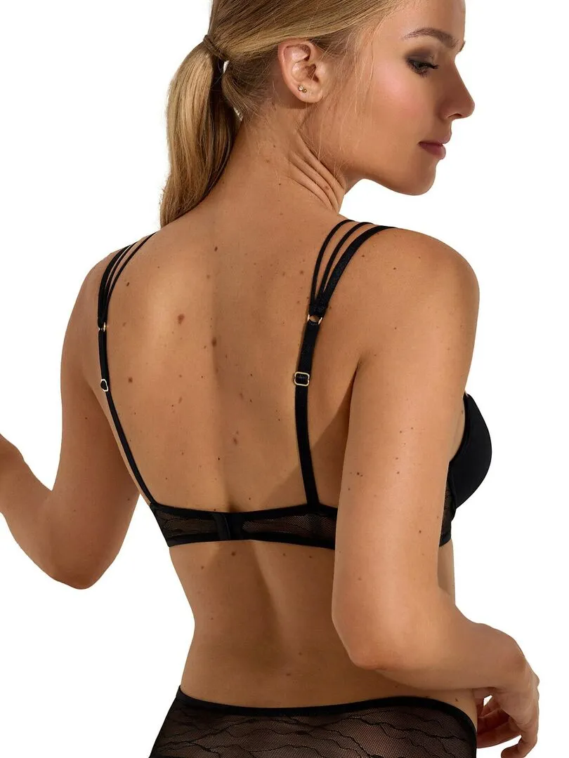 Soutien-gorge push-up Nightscape - Noir