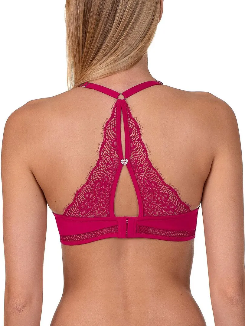 Soutien-gorge push-up Tender Love rose - Rose