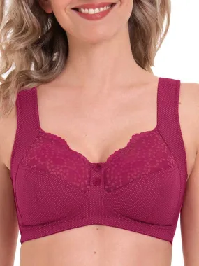 Soutien-gorge sans armatures bretelles larges Orely - Rose