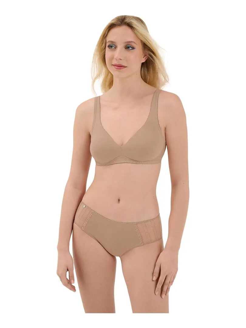 Soutien-gorge sans armatures Lucky - Beige