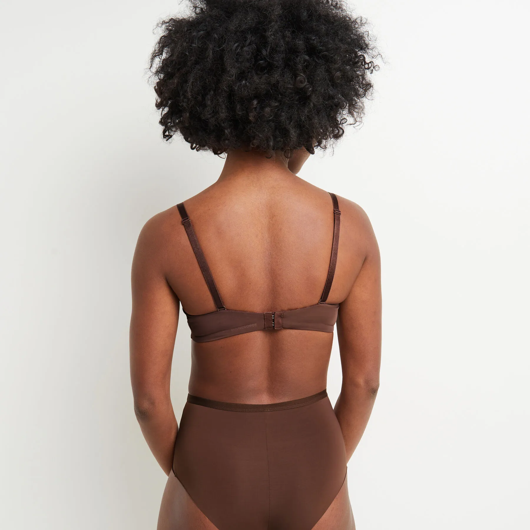 SOUTIEN-GORGE SANS ARMATURES MARRON | RougeGorge