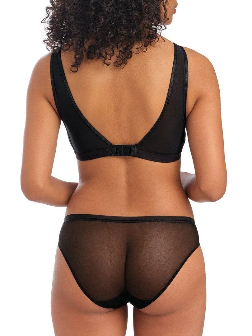 Soutien-gorge semi-transparent sans armature Snapshot - Noir