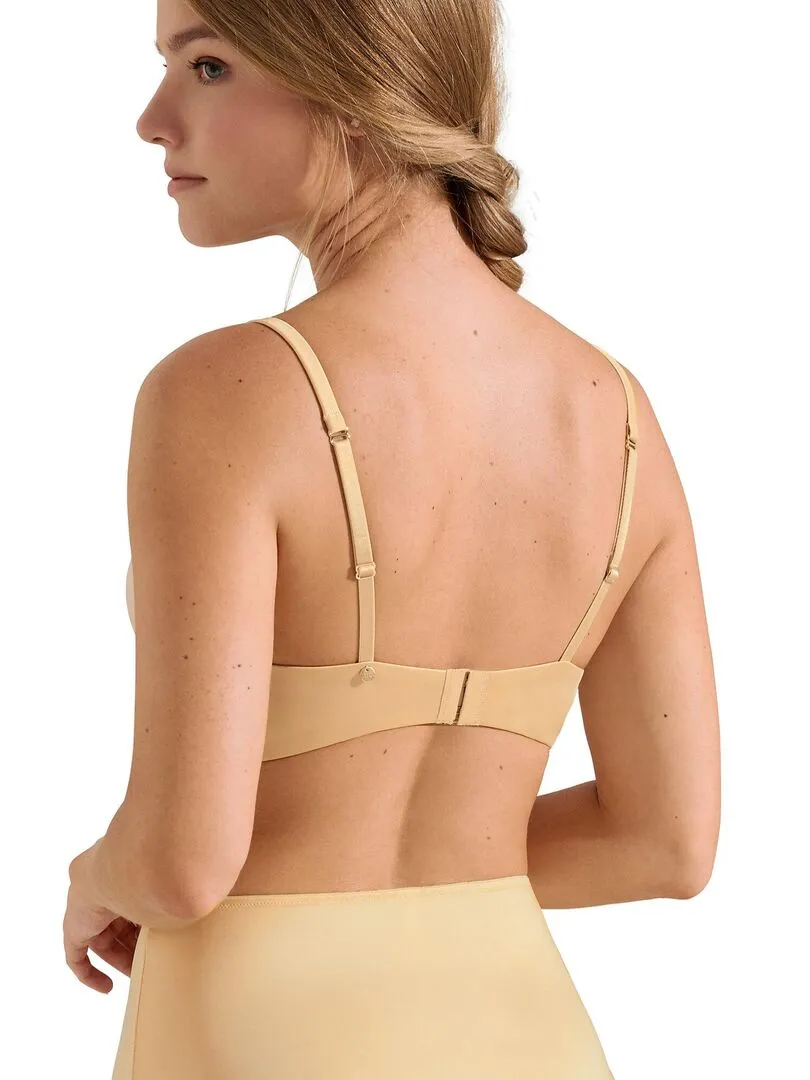 Soutien-gorge triangle préformé sans armatures Naomi - Jaune