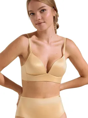 Soutien-gorge triangle préformé sans armatures Naomi - Jaune