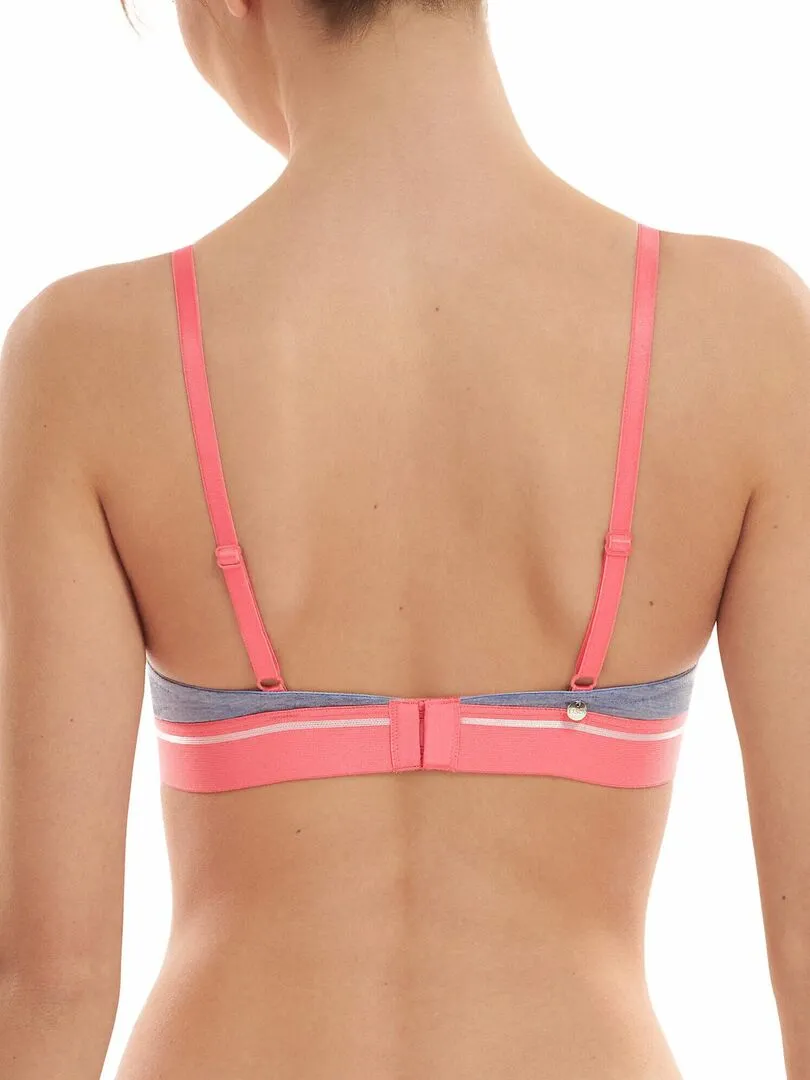 Soutien-gorge triangle préformé sans armatures Youthful - Violet