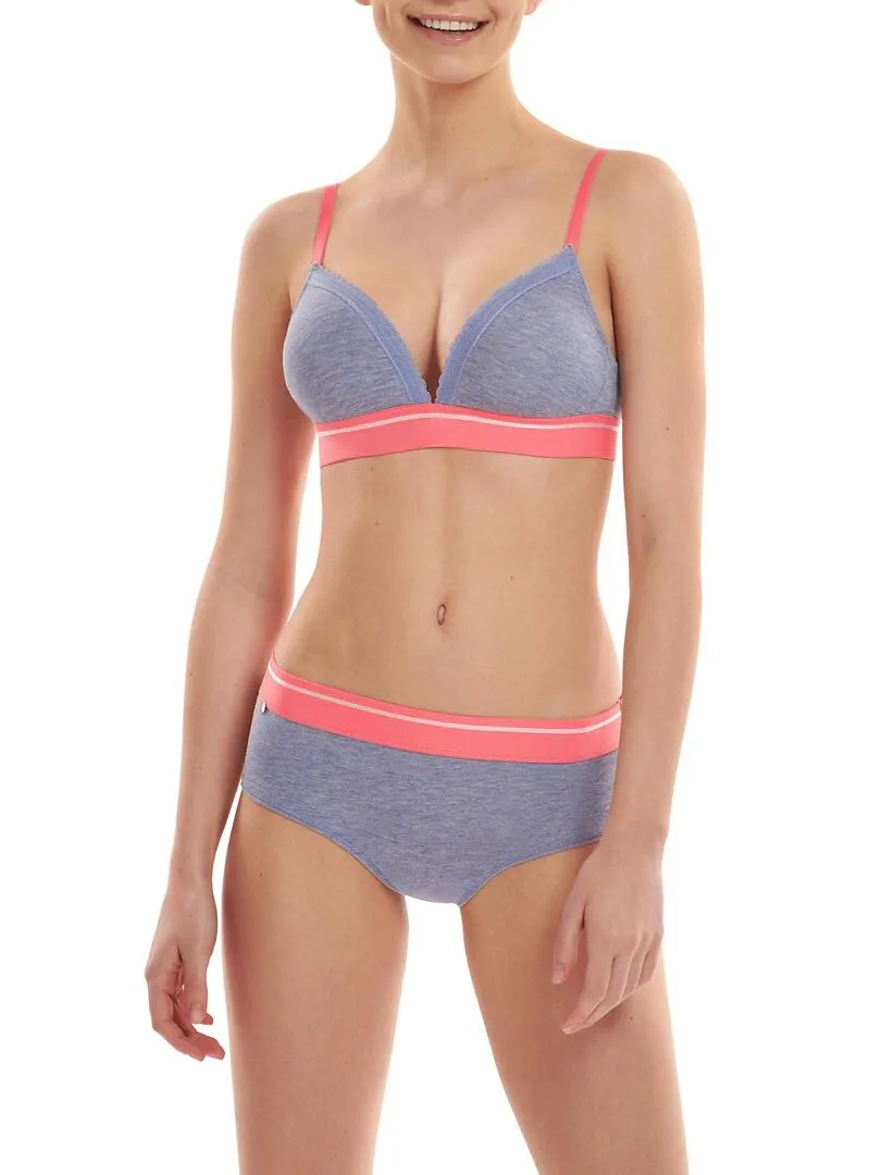 Soutien-gorge triangle préformé sans armatures Youthful - Violet