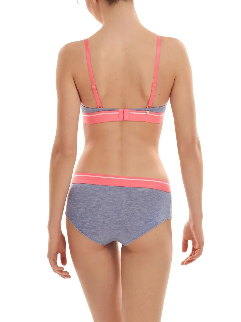 Soutien-gorge triangle préformé sans armatures Youthful - Violet