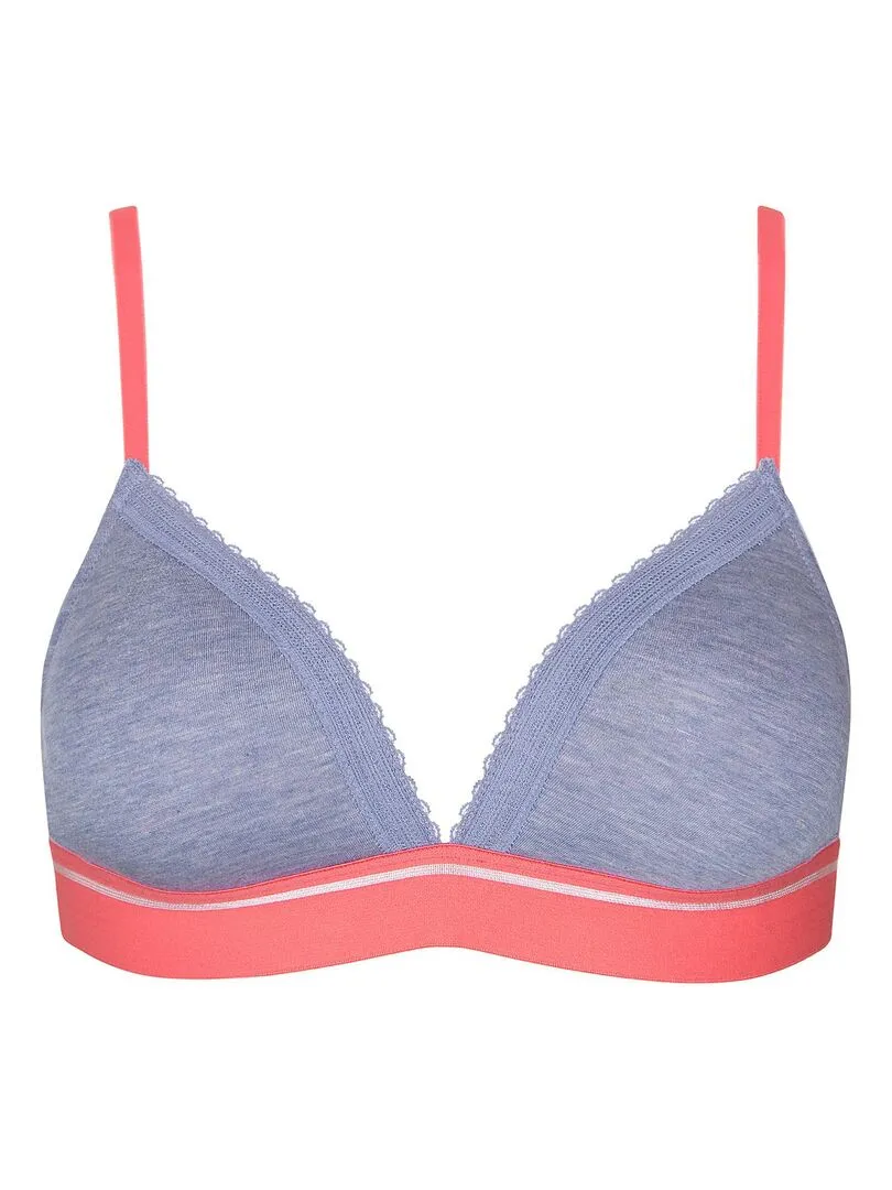 Soutien-gorge triangle préformé sans armatures Youthful - Violet