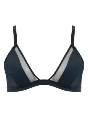 Soutien-gorge triangle sans armatures femme Tulle - Noir