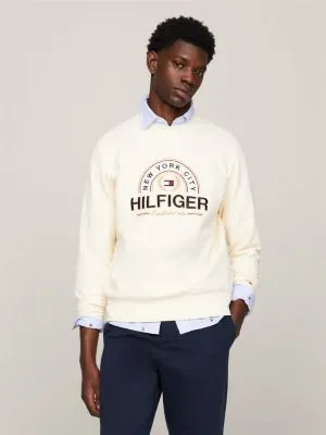 Sweat coupe standard Flag Icon graphique | BEIGE | Tommy Hilfiger