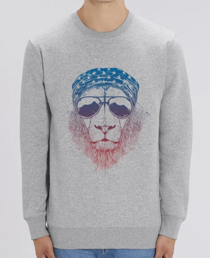 Sweat-shirt Wild lion Par Balàzs Solti